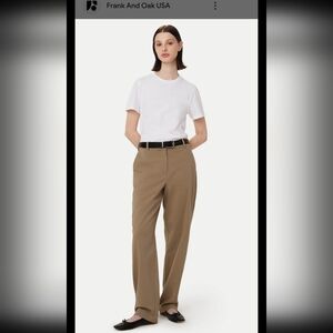 "Classic Basic" Frank and Oak The Jane Straight Leg Pant